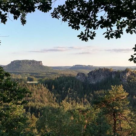 Appartement Gohrischstein Blick à Rathmannsdorf Extérieur photo