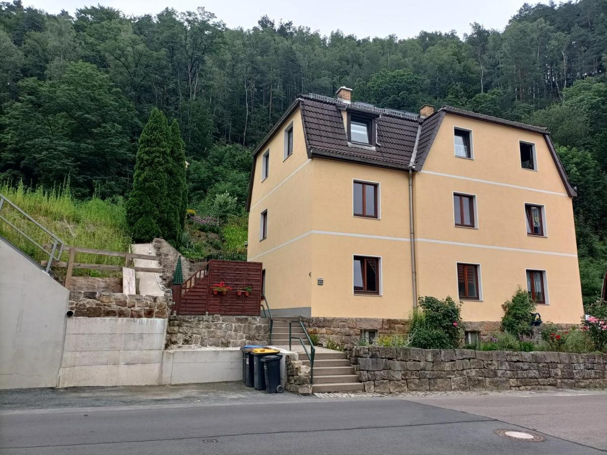Appartement Gohrischstein Blick à Rathmannsdorf Extérieur photo